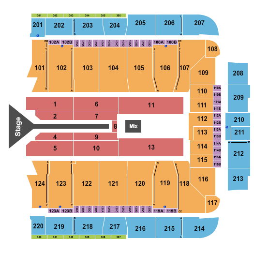 CFG Bank Arena Maroon 5 Seating Chart